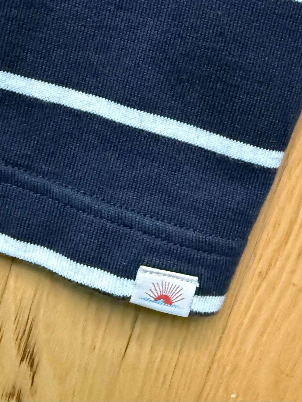 NEW🌅Faherty Sport Jersey Boatneck Top "Osprey Stripe" L $88.00 sold out online - Picture 8 of 11